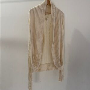 Wool & Cashmere Blend Cream Cable Knit Women's Sweater Balletcore, Romantic